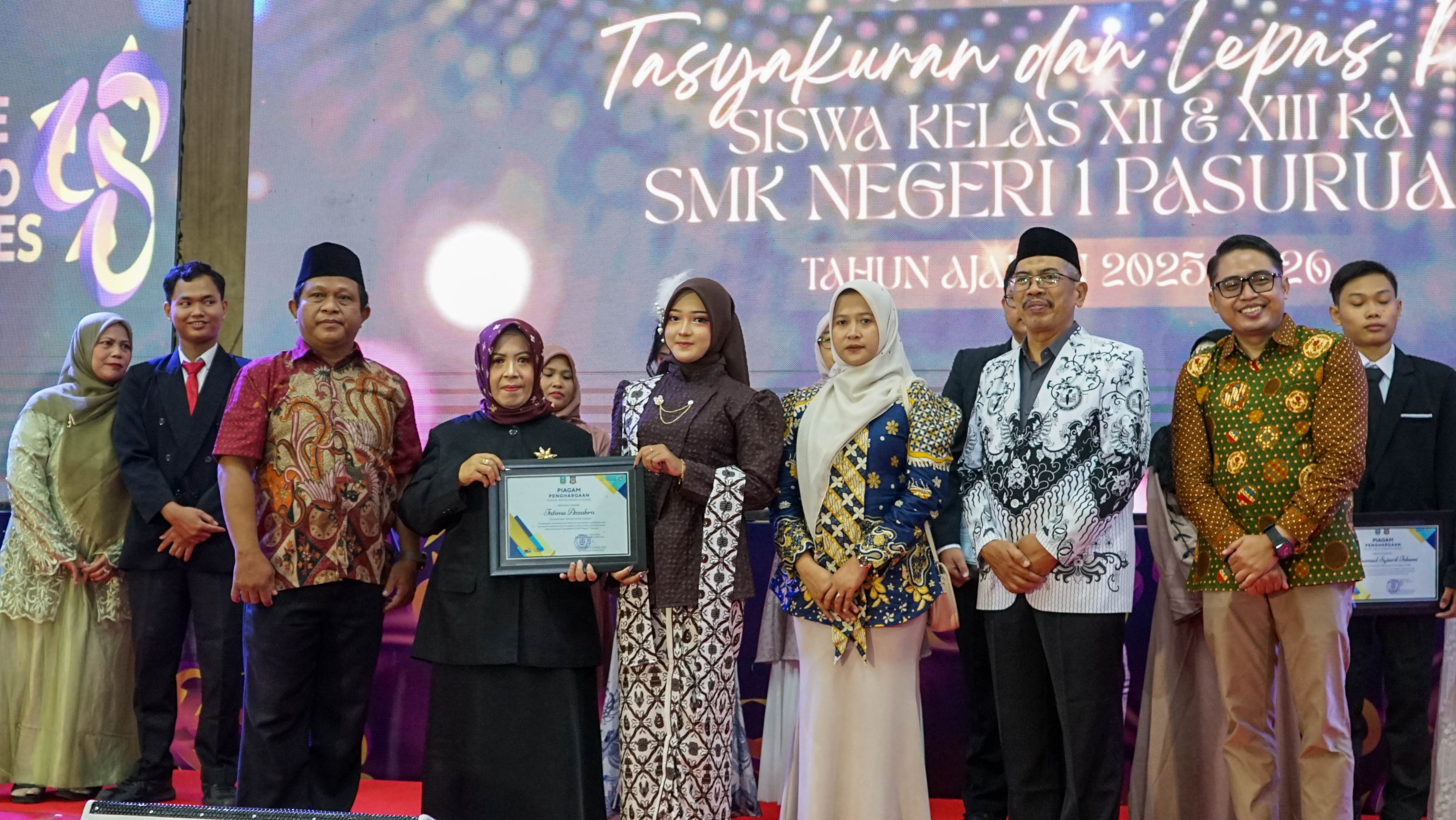 Tasyakuran dan Lepas Pisah Siswa Kelas XII & XII KA SMK NEGERI PASURUAN Tahun Ajaran 2025/2026