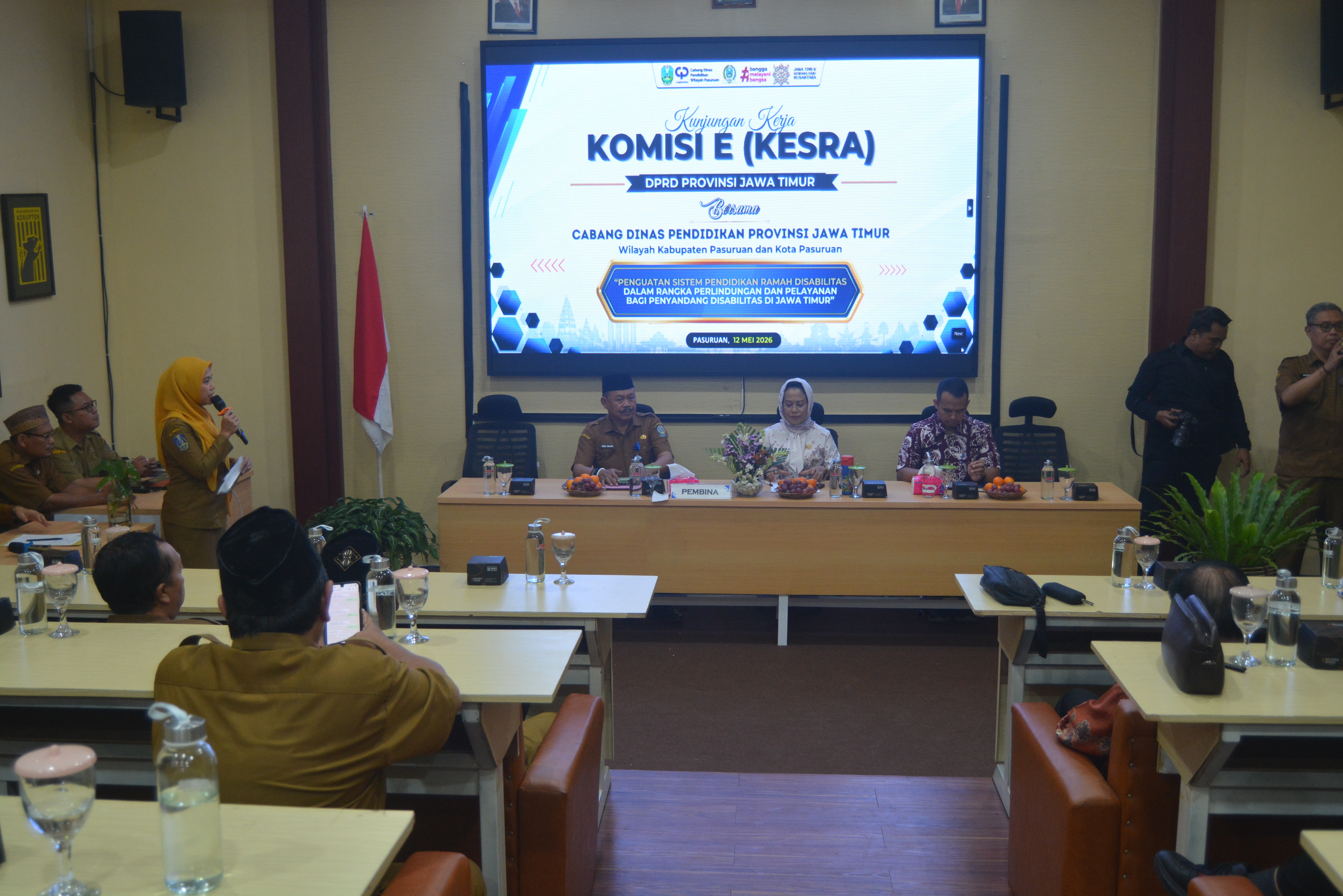 Kunjungan Kerja KOMISI E ( KESRA ) DPRD Provinsi Jawa Timur Bersama Cabang Dinas Provinsi Jawa Timur