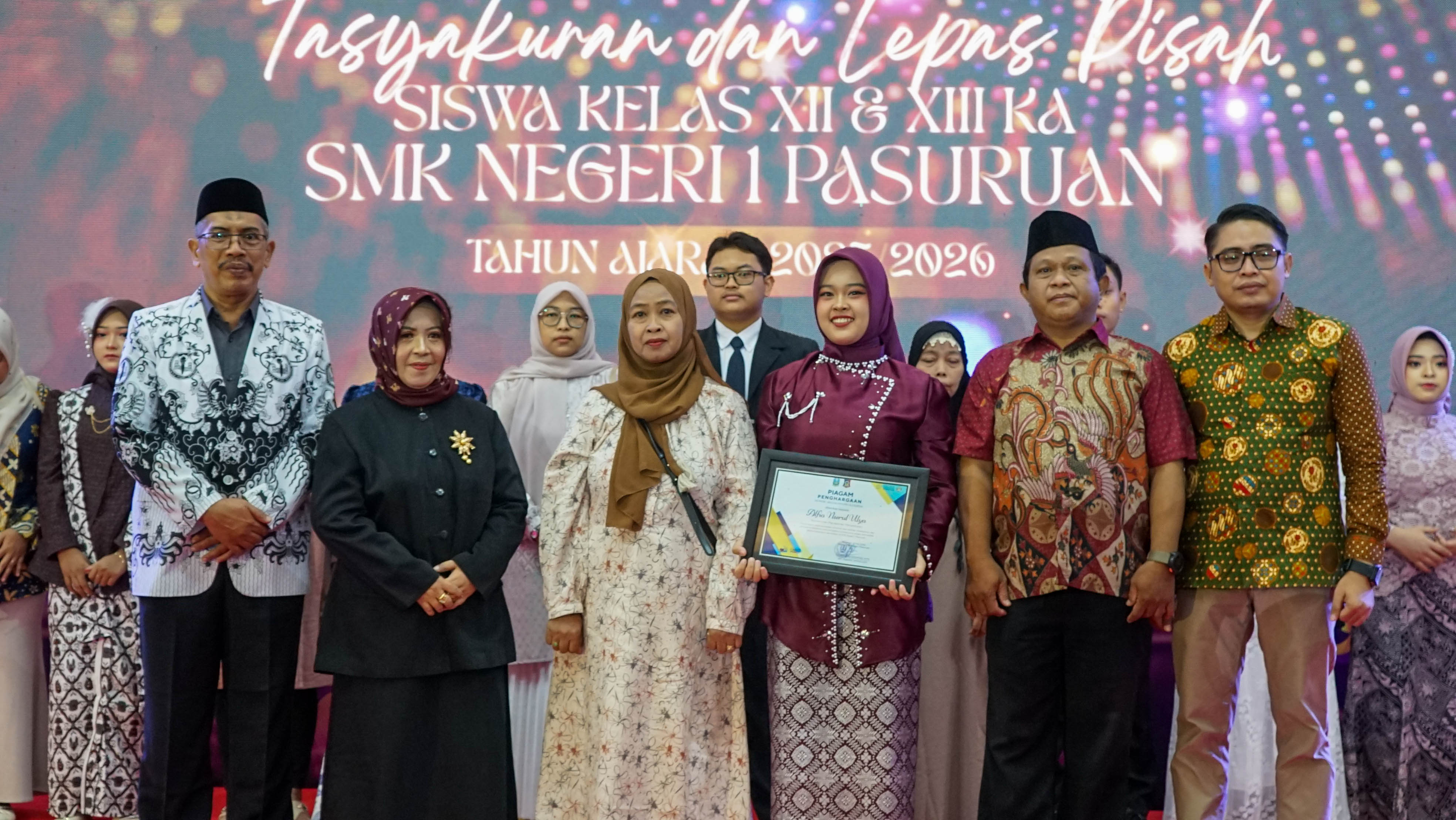 Tasyakuran dan Lepas Pisah Siswa Kelas XII & XII KA SMK NEGERI PASURUAN Tahun Ajaran 2025/2026
