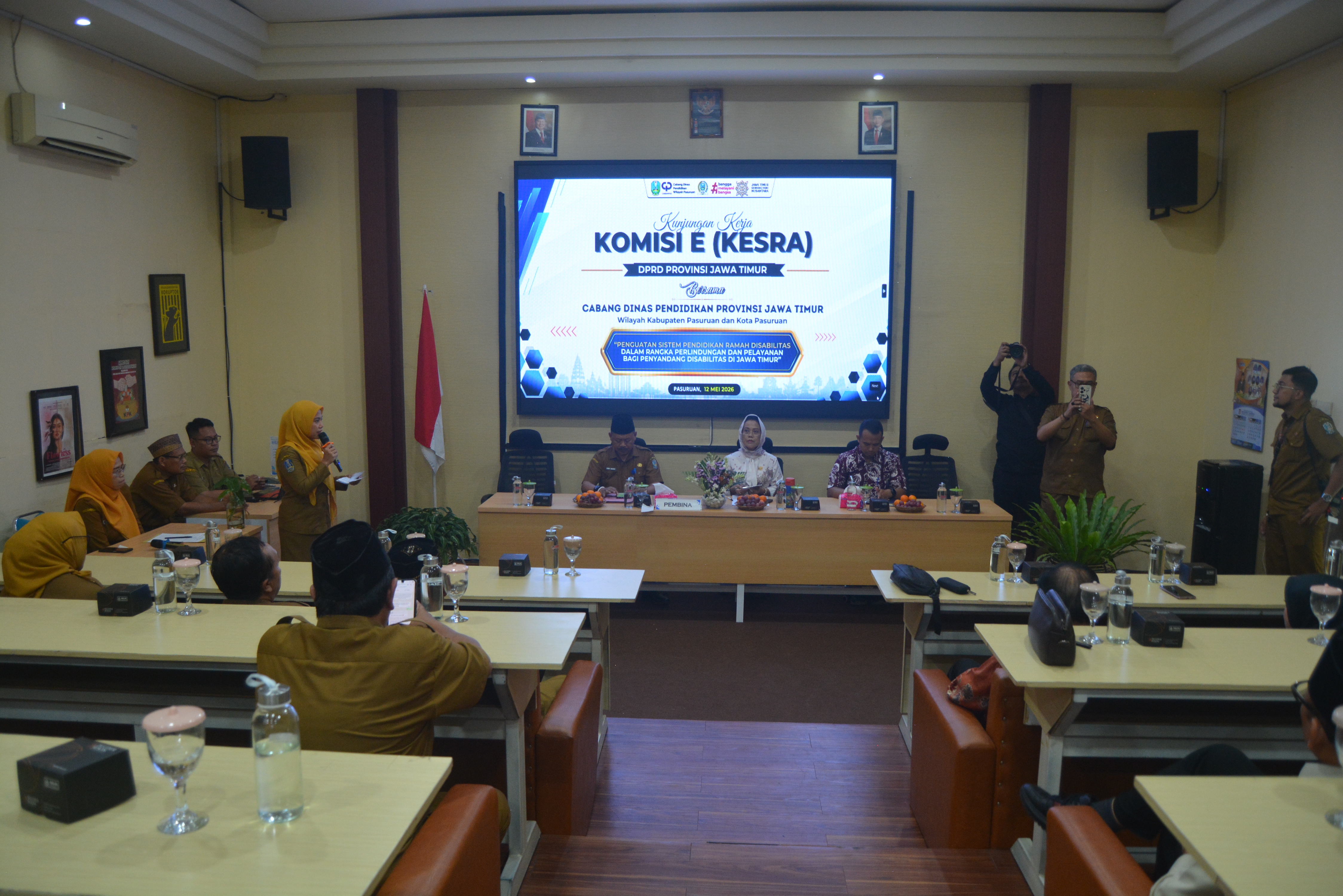 Kunjungan Kerja KOMISI E ( KESRA ) DPRD Provinsi Jawa Timur Bersama Cabang Dinas Provinsi Jawa Timur