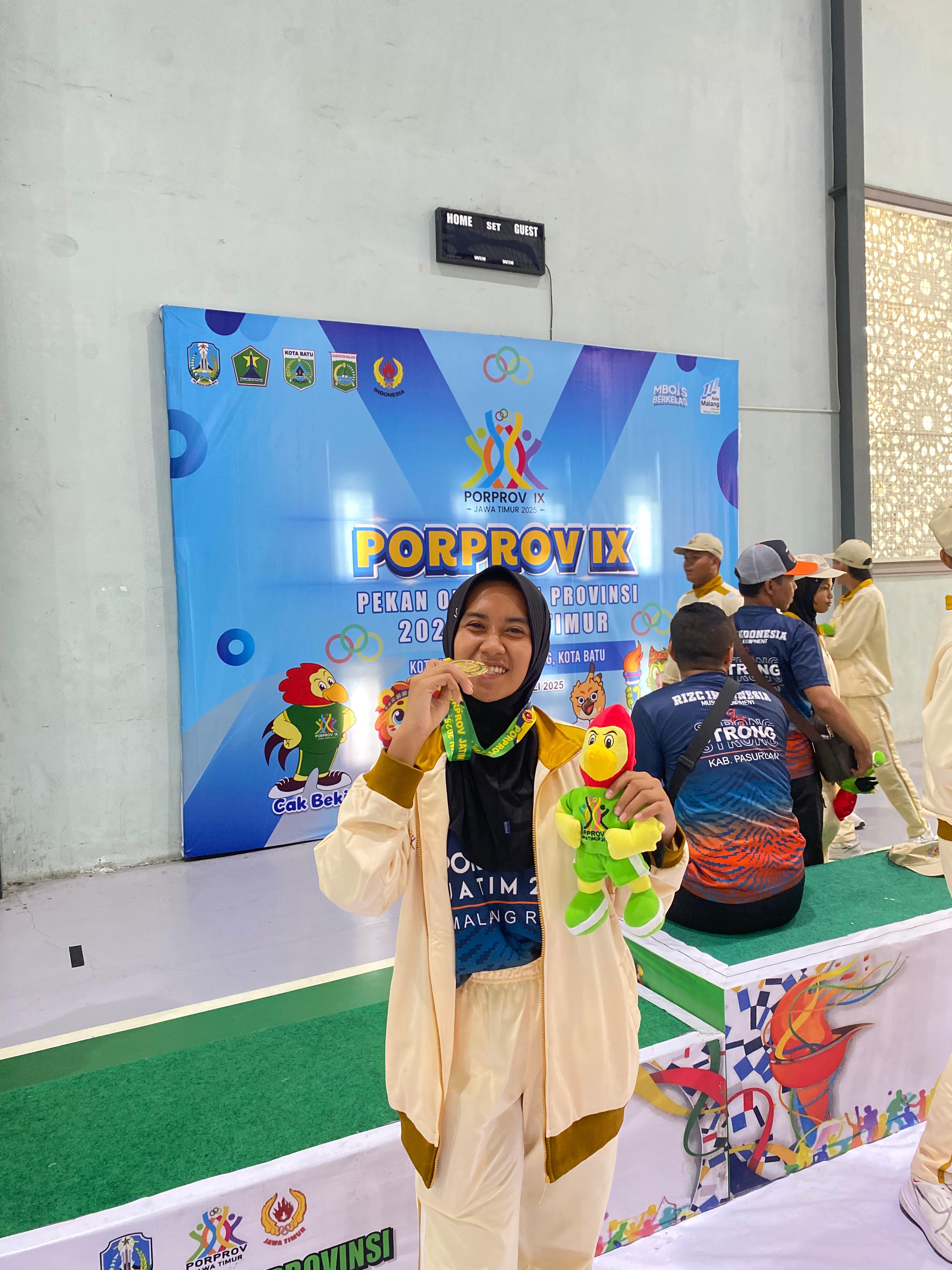 SMK NEGERI 1 PASURUAN  Atas Prestasi Juara 3 Drum Band  PORPROV IX – OLAHRAGA PROVINSI JAWA TIMUR!